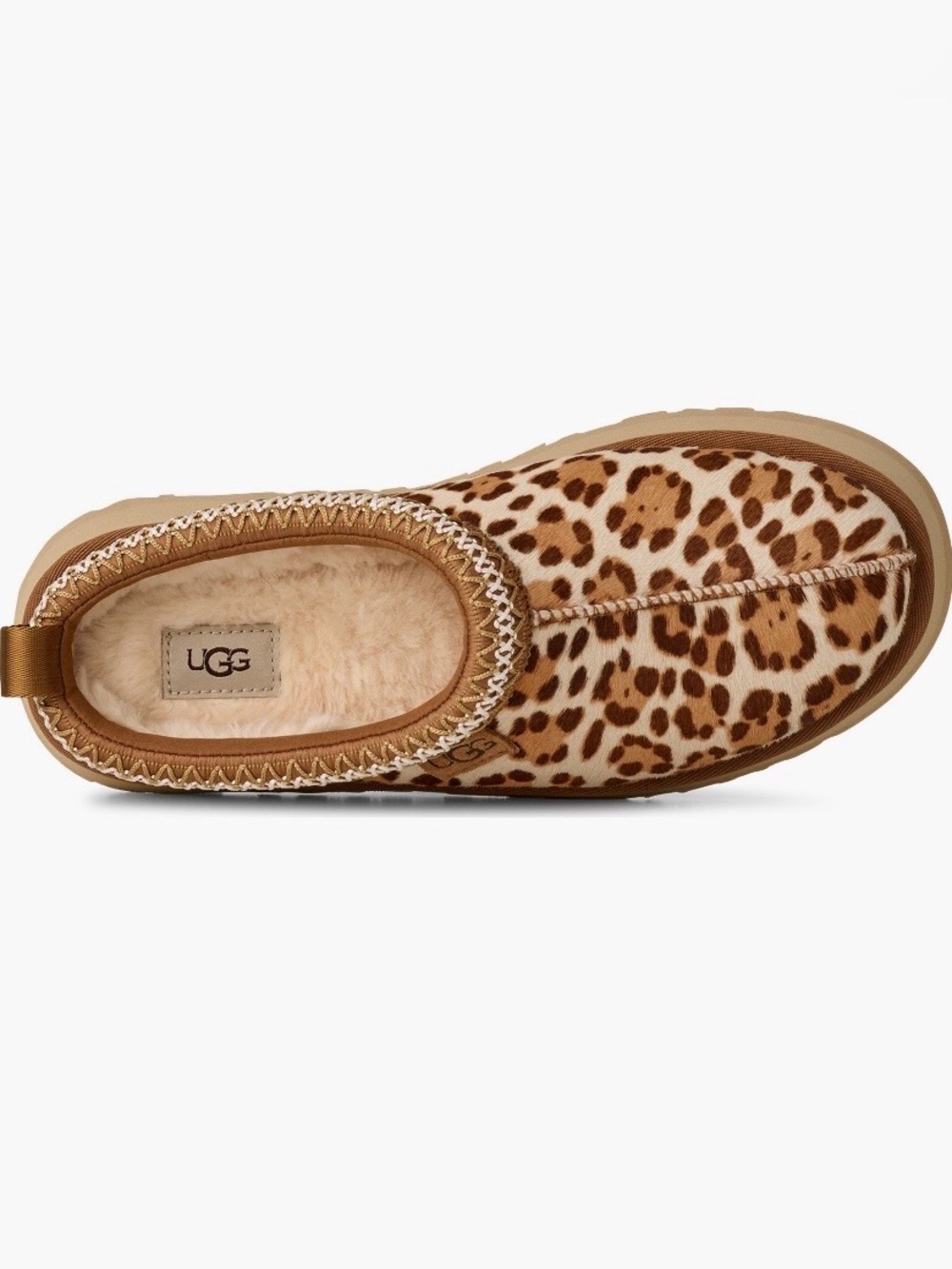 🐆 NWT 🐆 UGG Tazz Plains Leopard Print Slippers, Size 9 - Picture 3 of 13